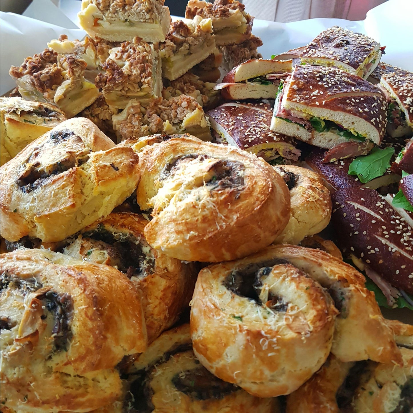 Vegan Sundried Tomato + Walnut Scroll